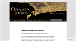 Desktop Screenshot of openartsjournal.org
