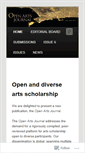 Mobile Screenshot of openartsjournal.org